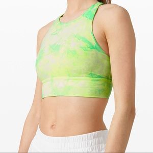 Lululemon High Neck Shibori Energy Bra Long-Line